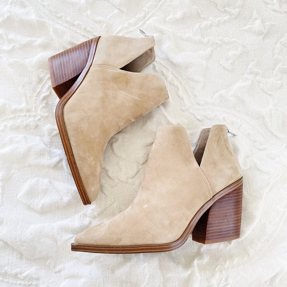 Vince Camuto Tan Ankle Boots